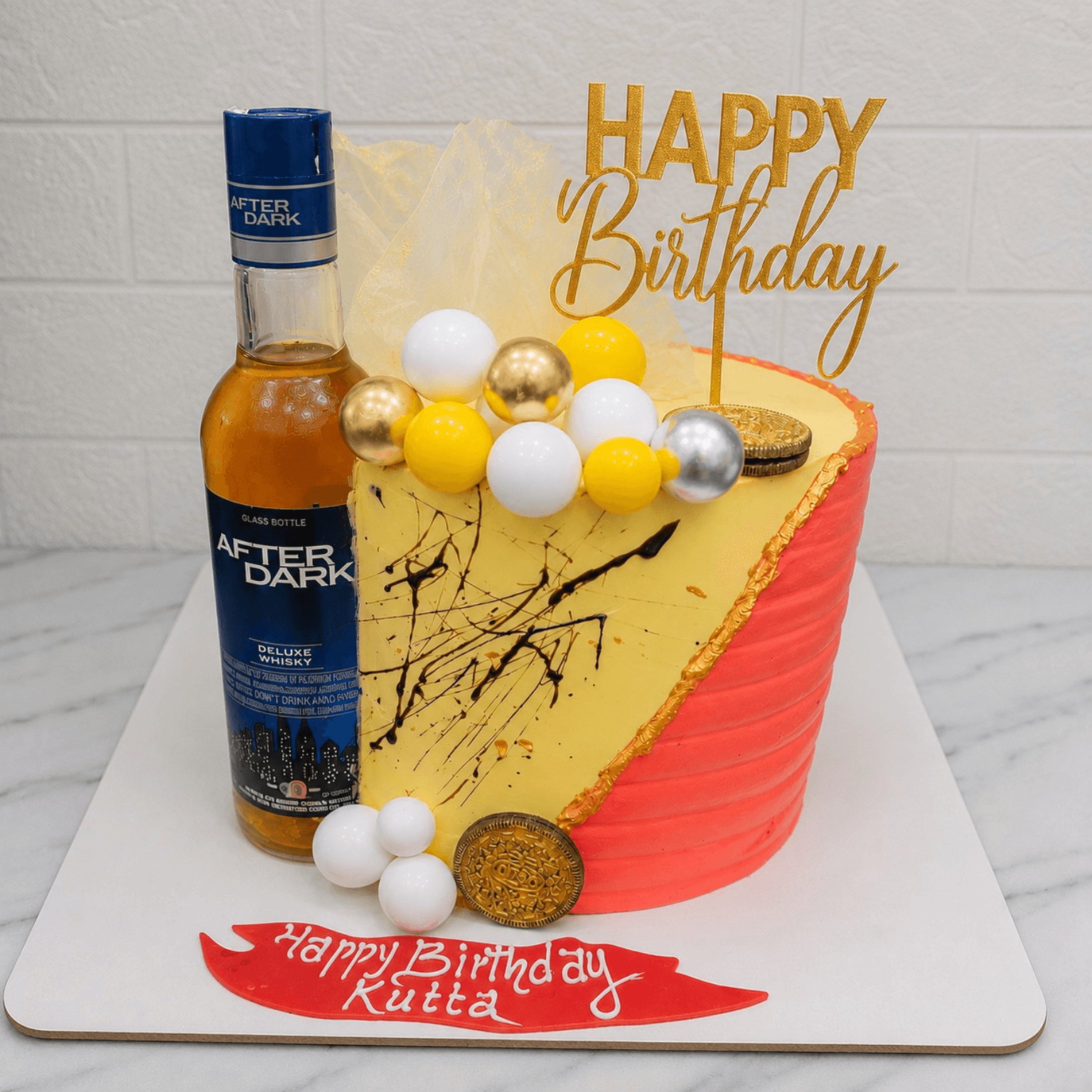 Deluxe Handcrafted Custom Cake — Custom Cakes at The Cake Walk, Kaduthuruthy
